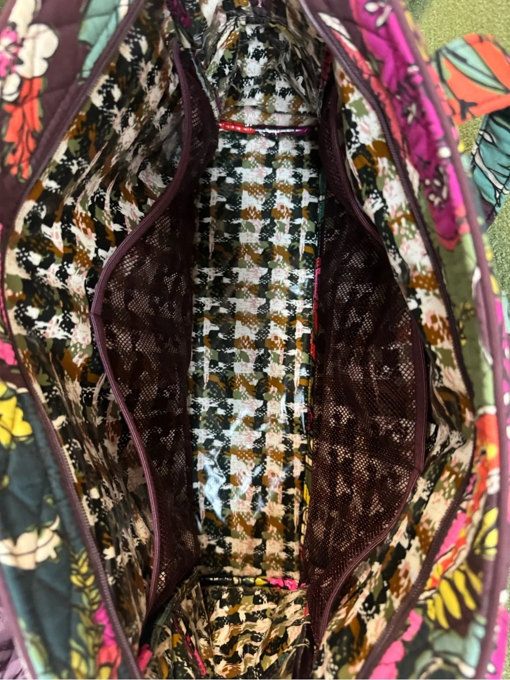 Vera Bradley Multicolor Floral Quilted Baby Diaper Bag